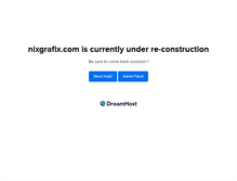 Tablet Screenshot of nixgrafix.com
